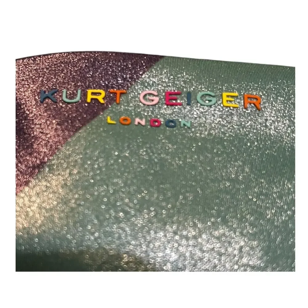 Kurt Geiger London KENSINGTON Multi Shimmer Stripe Bikini bottoms | Sz XL - Picture 13 of 16